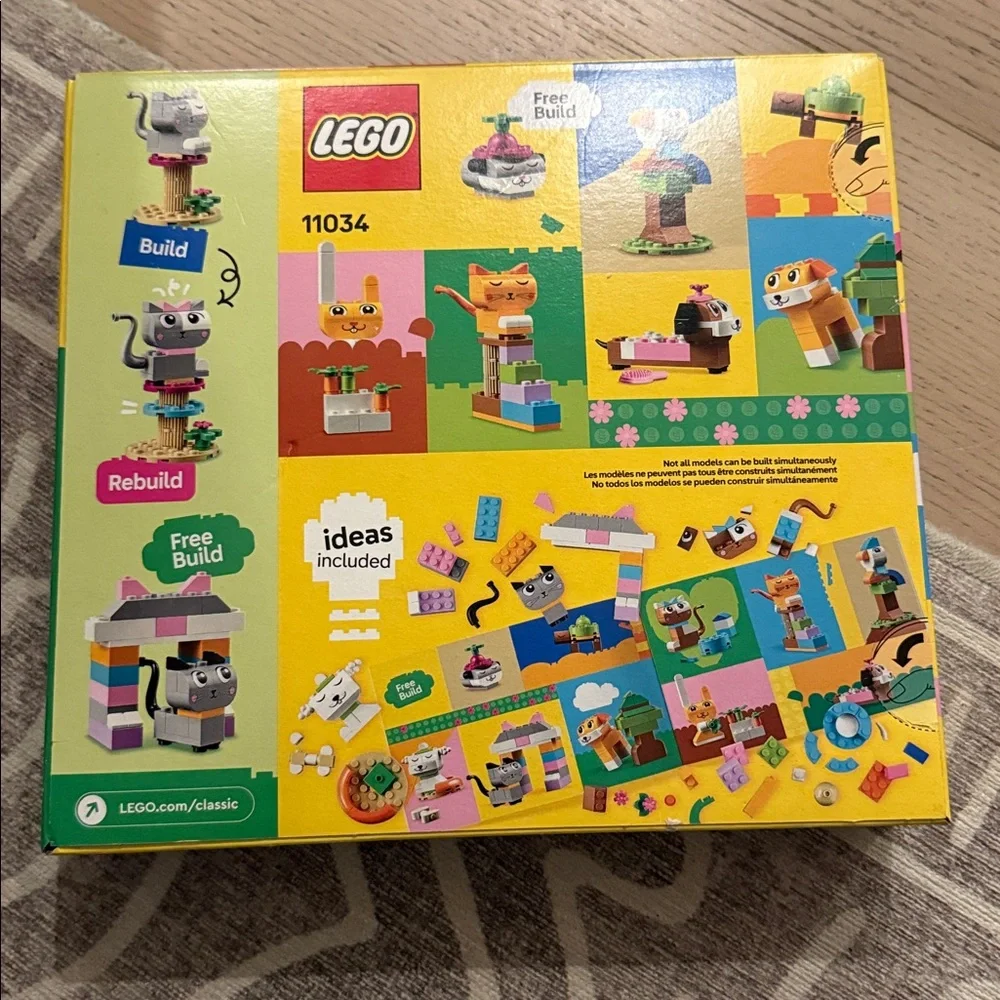 LEGO Classic Creative Pets Set - Vibrant Colors